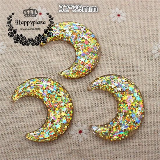 Cabochon d'embellissement à dos plat en résine... - Grandado