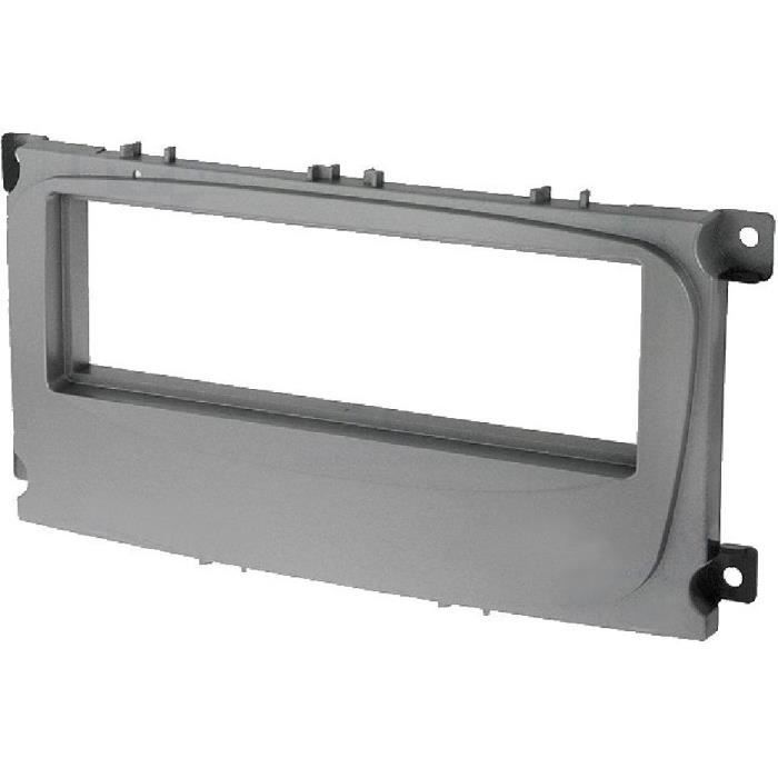 Facade autoradio FA213A compatible avec Ford C-Max Focus Galaxy Mondeo S-Max - Argent