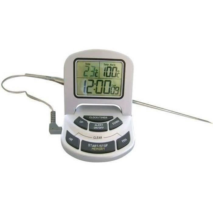 Thermométre four cadre pivotant