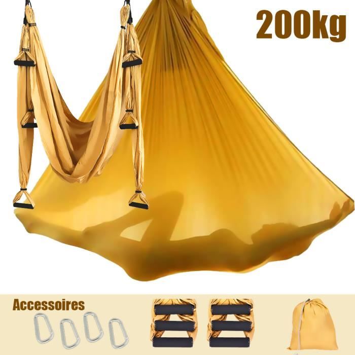 Inversion de Yoga Balançoire Anti-gravité d'air Elastique Swing Hamac Sling Kits de Yoga Pilates Équipements de Danse Aérienne Balan