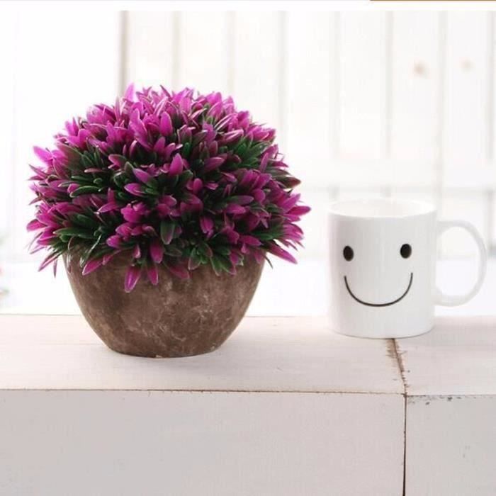 TEMPSA Fleur Pot Artificielle Pr Table Bureau Balcon MAISON Décor TYPE 5