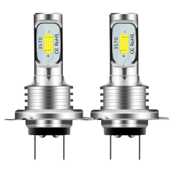 Émettre de la Couleur Blanc 2 * H7 LED CANBUS PHARE H7 LED LO FAISCEAU AMPOULES 6000K Blanc imperméable d'IP