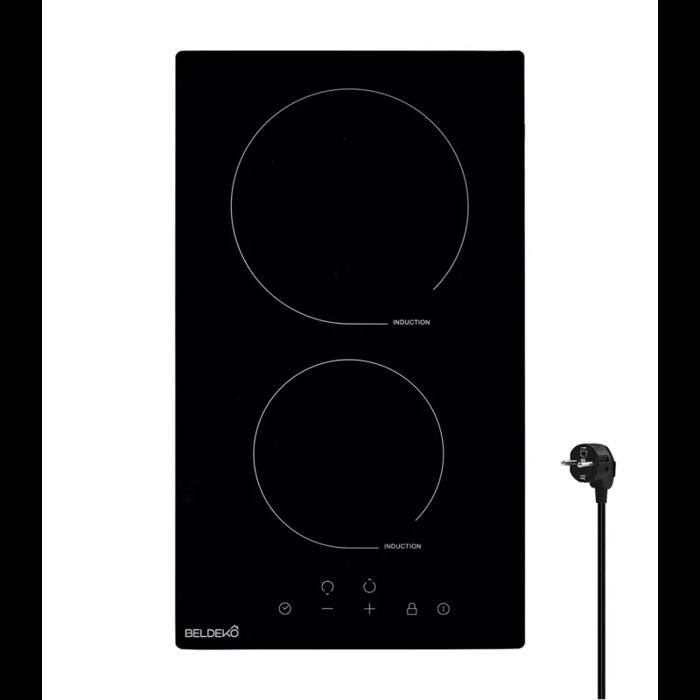 BELDEKO Plaque Induction 2 foyers avec Minuterie - 3600W