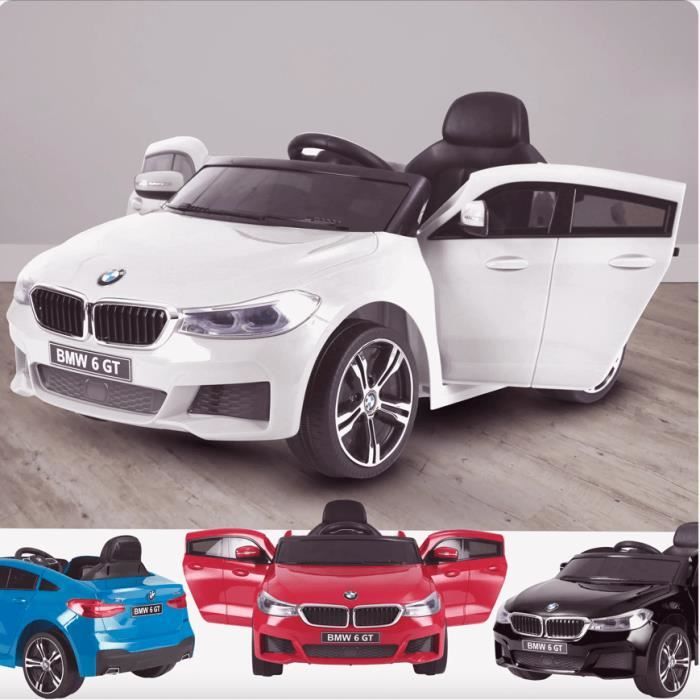 BMW voiture électrique pour enfants 6GT blanche