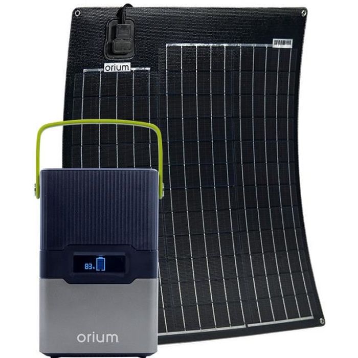 ORIUM - Pack station d'énergie IZYWATT 250Wh + panneau 50w