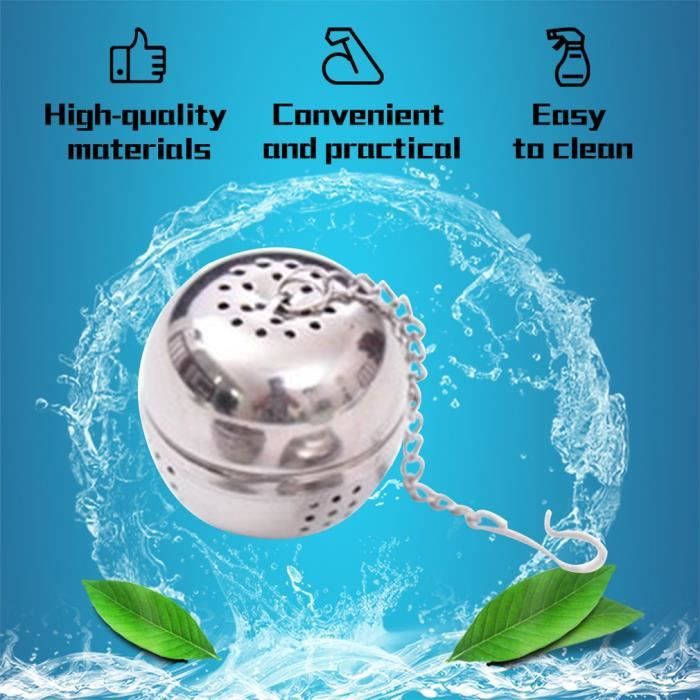 1pcs boule de thé à bulbe d'assaisonnement sac d'assaisonnement en acier inoxydable soupe au thé pot chaud épice filtre halogène