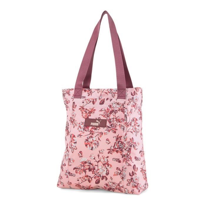 PUMA Core Pop Shopper Rose Dust - Floral AOP [213071] -  sac à épaule sacoche
