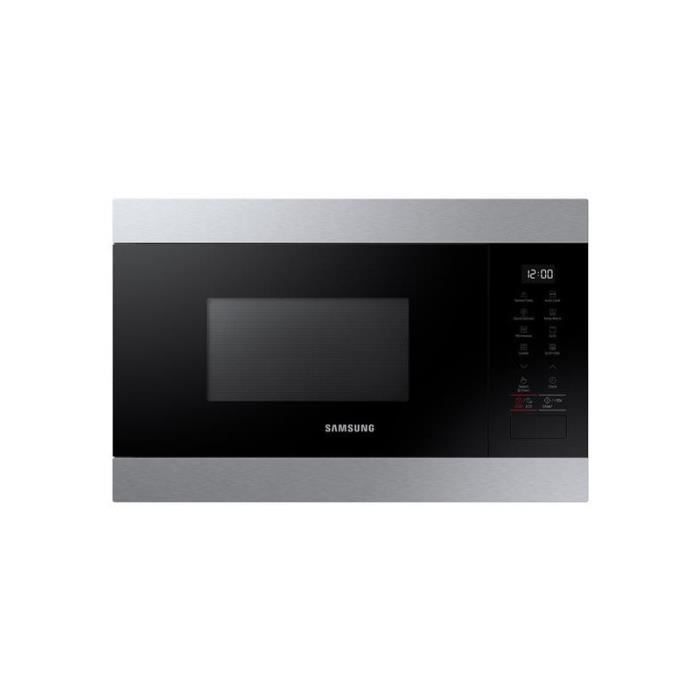 SAMSUNG Micro-ondes Gril Encastrable 22L Fonction Auto Cook 38 Noir