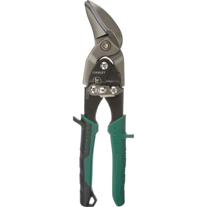 STANLEY FATMAX CISAILLE AVIATION A CHANTOURNER PASSE-FRANC DROITE 250MM - NEZ ARRONDI - FATMAX