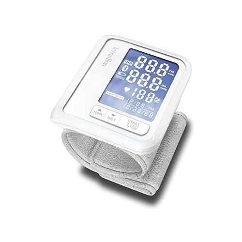 Terraillon Tensiomètre Poignet Connecté Pour Smartphone/Tablette Calcul de la Tension Artérielle et du Rythme Cardiaque 1 Uti