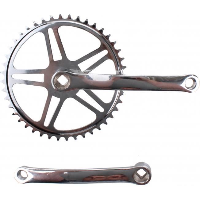 Pédalier Vinty 46T 170 mm argent