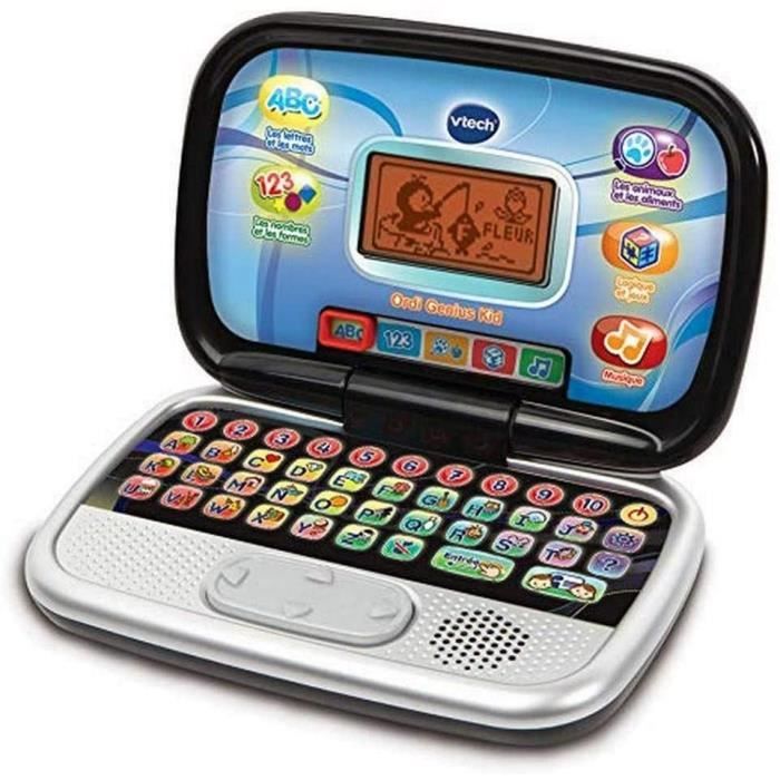 Ordinateur pour enfant Vtech 3 à 8ans : apprentissage maternelle et primaire ludique chiffre alphabet son lumiere - jeu jouet noel