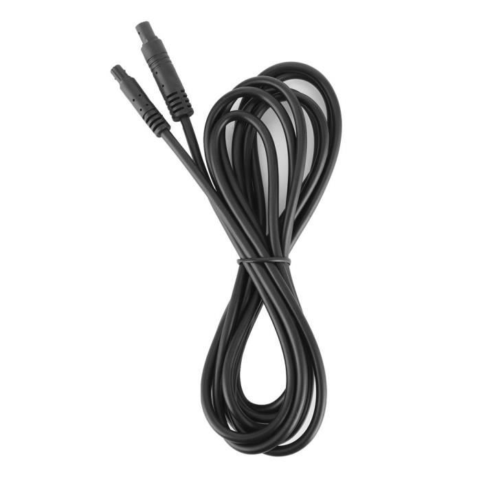 Zerone Rallonge de caméra de recul Câble d'extension de caméra de recul 8.2ft 5Pin mâle à la ligne de vue arrière de voiture