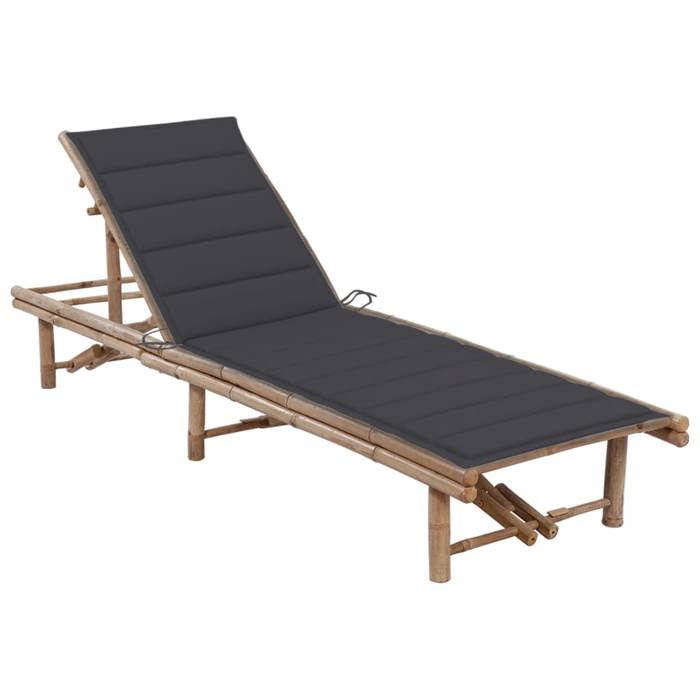 Helloshop26 Transat de jardin bambou - vue 2