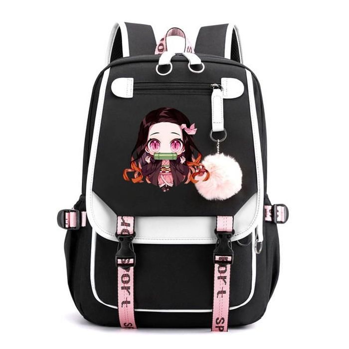 Sac à Dos/toile Demon Slayer – Nezuko Kamado – Sac En Toile Pour école