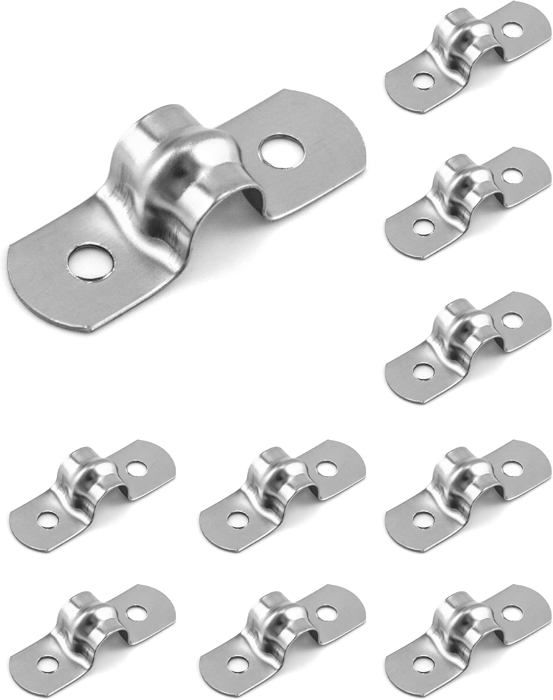 Lot De 10 Colliers De Serrage En Acier Inoxydable – Support