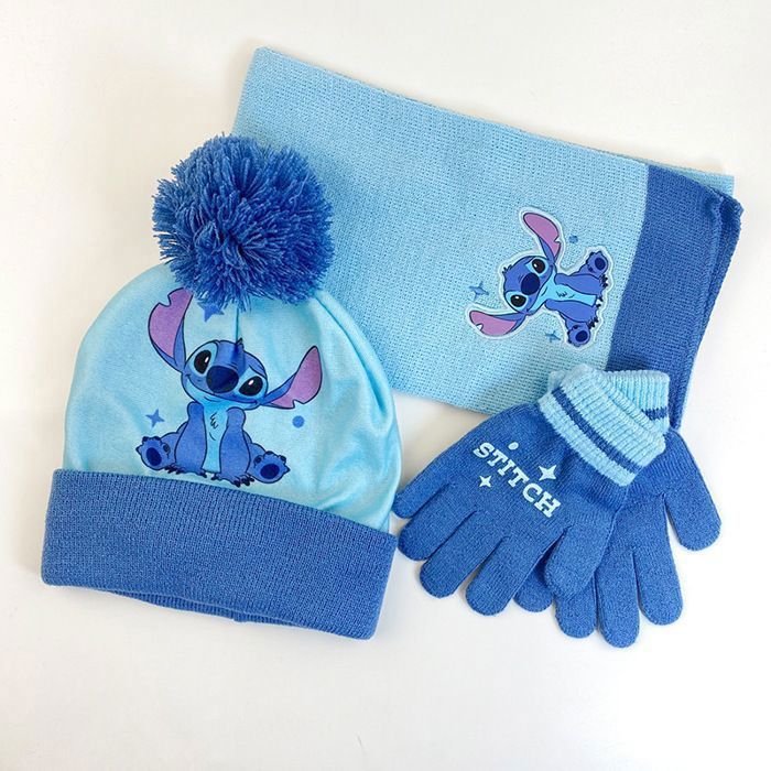 Comparer les prix de Stitch Bonnet et Gant Fille Hiver Chaud Tricot Lot de 3 Pièces Enfant Ensemble Chapeau Hiver Bonnet Écharpe Doux Chapeau Tricoté