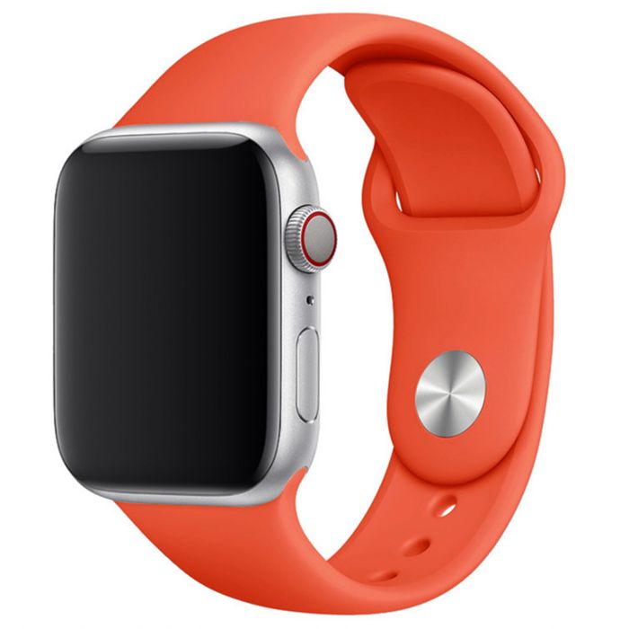 Bracelet pour Apple Watch 38 / 40 / 41mm Sport en Silicone Devia Corail