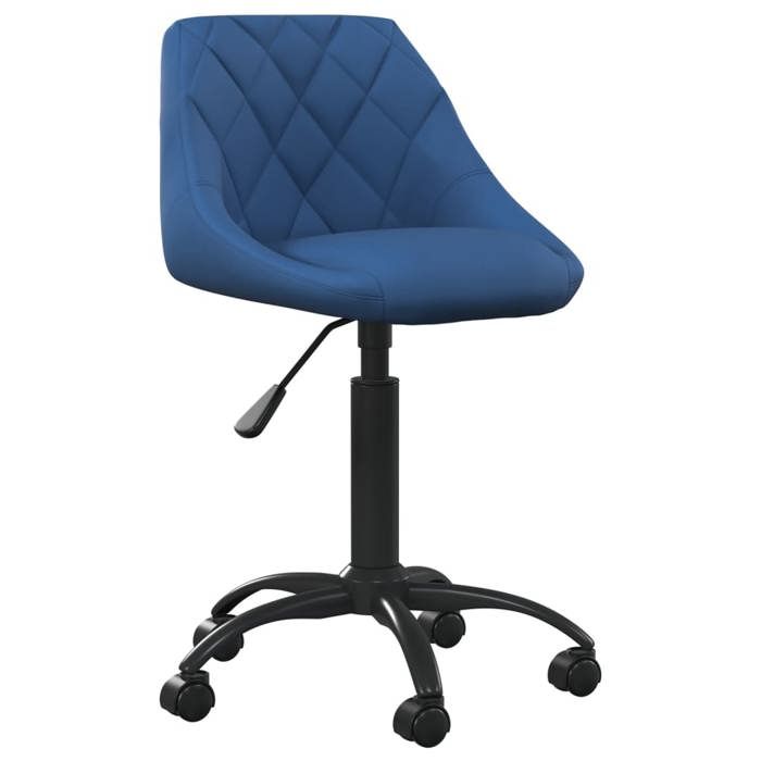 SALE 2025Fauteuil Ergonomique - Chaise de bureau Bleu Velours - 44x46x67 5 cm 5 8 Kg 3919