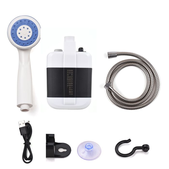 Douche de camping portable pompe de douche électrique rechargeable par USB pour le lavage de voiture le jardinage