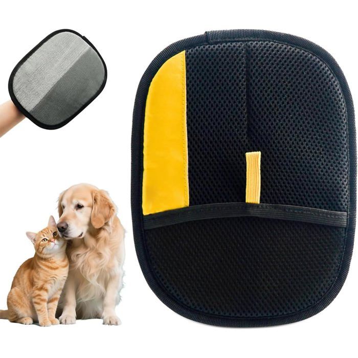 Comparer les prix de 1 paire gants statiques double face électrostatiques toilettage chiens chats anti-poils réutilisables