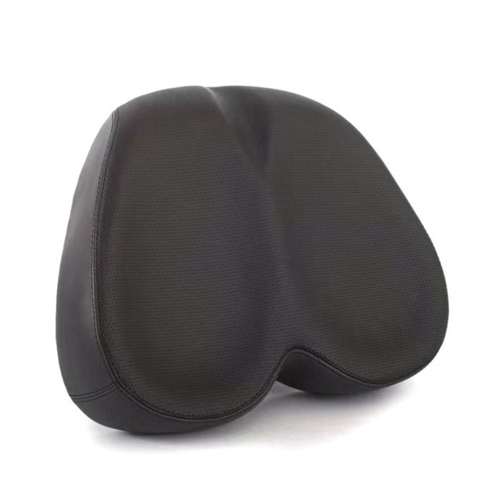 INF Selle de vélo ergonomique confort gel - Soulagement de la pression et absorption des chocs Le noir