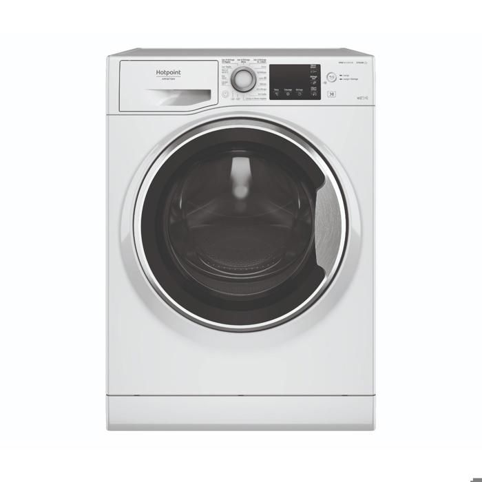 HOTPOINT Lave linge séchant posable 10kg Steam Hygiène NDBD107489WSAFR - Hotpoint