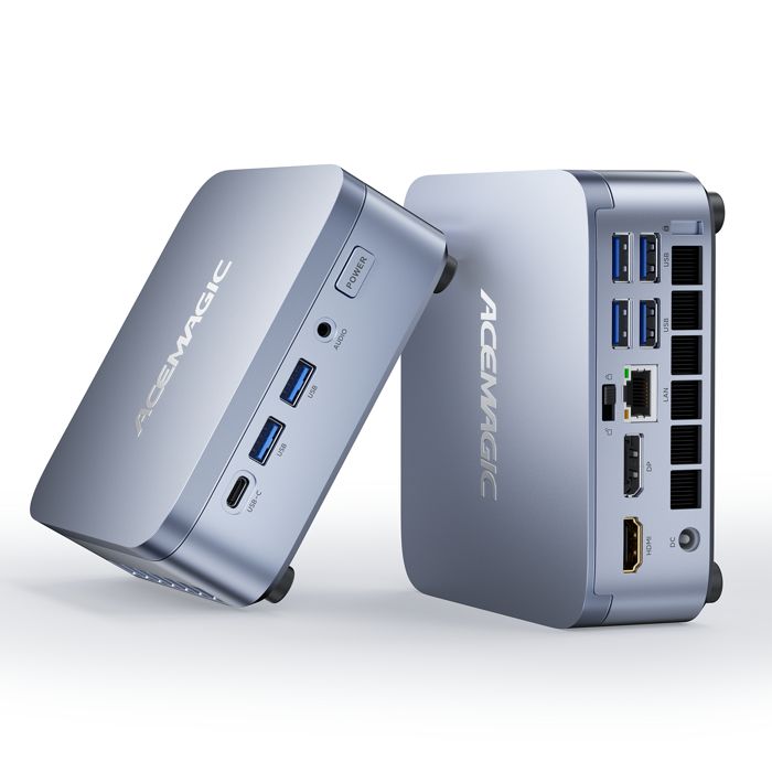 Mini PC Intel Core i5-14500HX (14 cœurs jusquà 49 GHz) 16Go RAM DDR4 512Go SSD Win 11 Pro WiFi 6/BT5.2/Type-C/HDMI 4K UHD