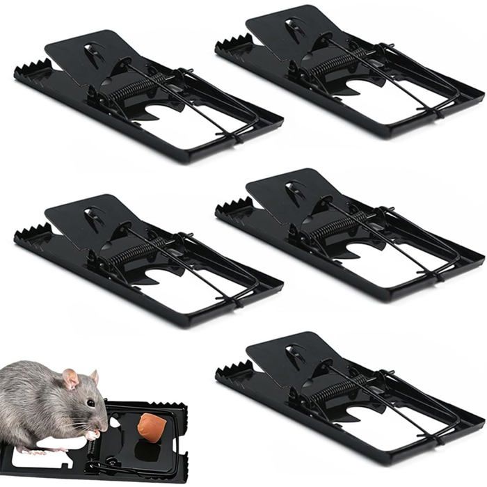 5 Pieges a Souris Piege a Coup Piege a Rats Efficace Tapette a Souris Puissant Pieges a Souris en Metal Pour Maison
