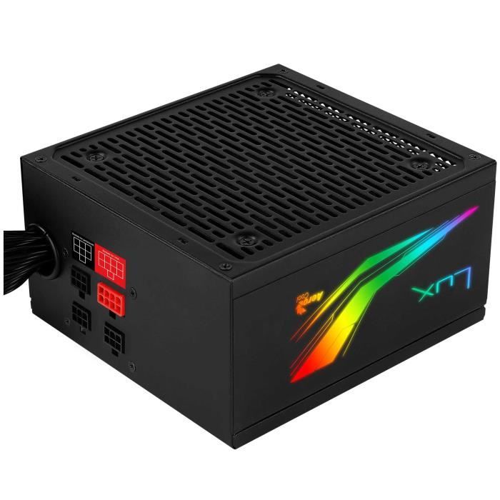 Alimentation ATX AeroCool Lux RGB - vue 2