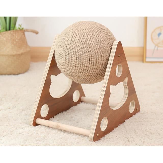 Meilleurs prix pour Griffoir pour chat chat à gratter balle chat griffes de meulage corde de chanvre chat cadre d'escalade jouet pour chat