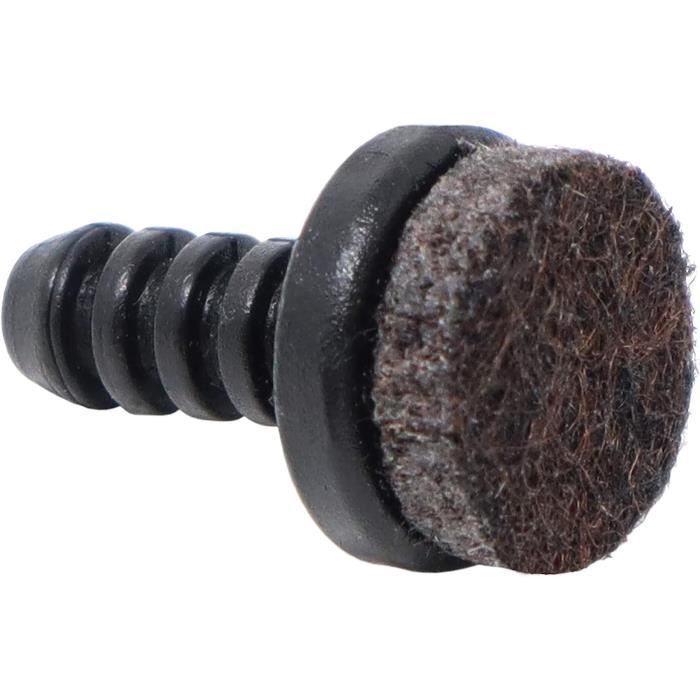 Embout Rond à Ailettes Diam. 18 Mm Plastique NOIR