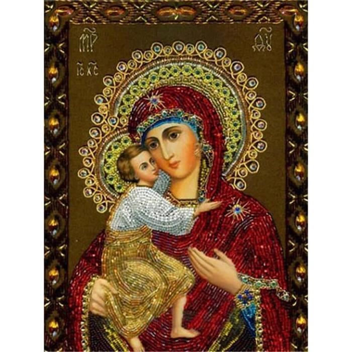 Kit DIY 6 Cartes De Noël En Peinture Diamant - Avec Enveloppes Et Diamants, Activité Créative, Cadeau De Noël
