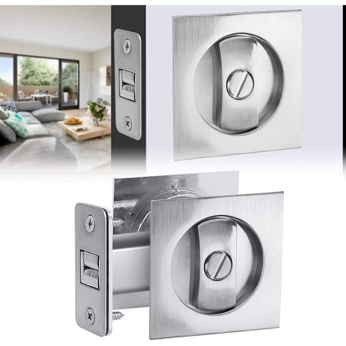 Verrou De Salle De Bain EASI-T Résidentiel 76mm - Pour Porte Intérieure, Installation Simple
