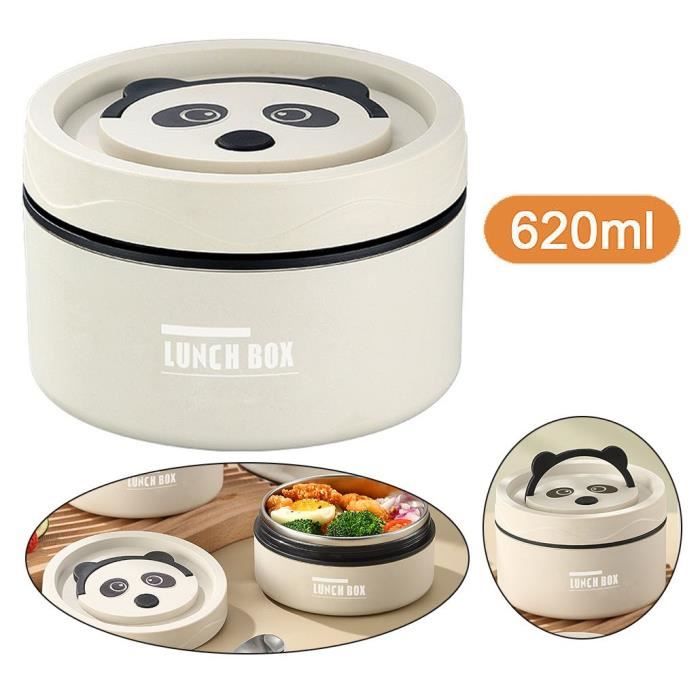 LANMOU Boite Alimentaire Isotherme, 2L Boite Repas Isotherme, Thermos Alimentaire Chaud En Inox 316, Sans BPA, 10h Chaud/Froid, Anti-Fuite, Thermos Lunch Box Pour Ecole, Bureau, Camping