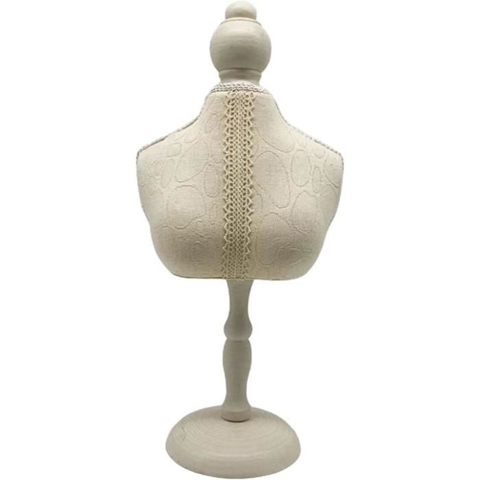 Présentoir De Collier - MINIFINKER - Buste à Bijoux - Plastique De