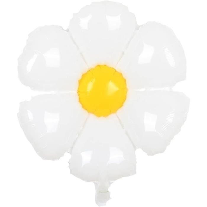 7 Ballons Marguerite En Foil – Déco Anniversaire 1 An Fille, Or Rose, Baby Shower, Thème Bohème, Grande Taille 31 Et 20 Pouces