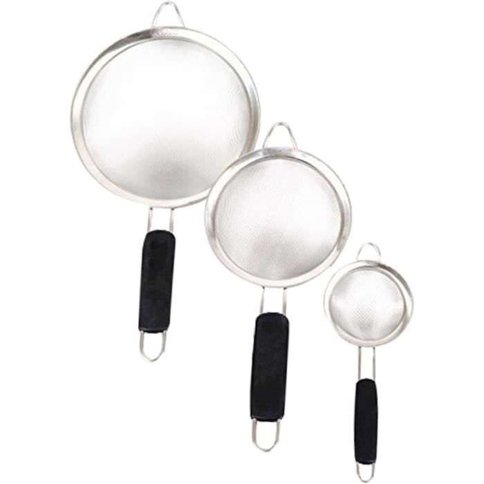 Lot De 3 Pinces à Thé Inoxydable - Infuseur Boule Mailles Fines Avec Pince Magnétique - 4,5 Cm
