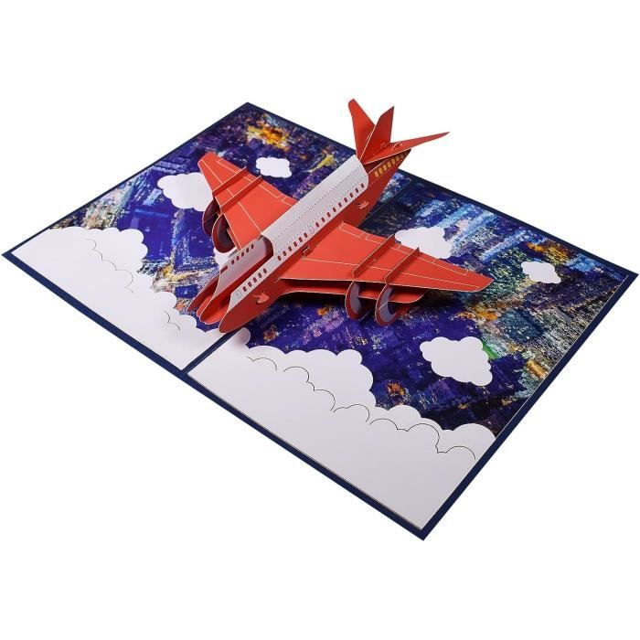 Carte Pop-Up 3D - Panier De Fleurs Avec Œillet - Carte D'Anniversaire