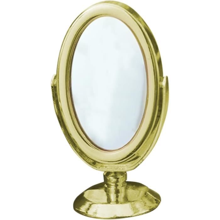 Set De 5 Miroirs Miniatures Pour Maison De Poupée 1:12 - Cadres Or Et Argent - Accessoire Déco Détails Réalistes