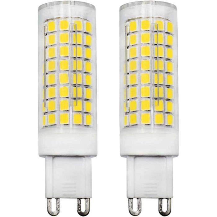 Ampoules LED G9 10W équivalentes à 100W halogène, 6000K Blanc Froid