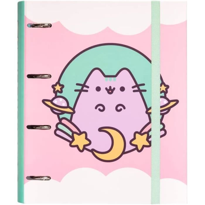 Classeur 4 Anneaux One Piece - Couverture Rigide 32x27.5 Cm - Design Sous Licence - élastique De Fermeture - Fournitures Scolaires/bureau