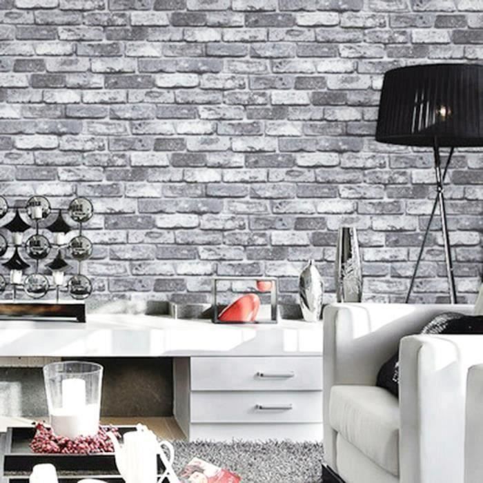 3D Moderne Brique Papier Peint Vinyle Mur Couverture Living salle à manger Background Design 