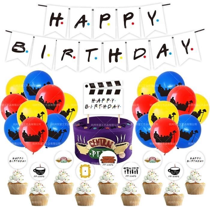 Décoration anniversaire thème Friends - Ballon série Friends