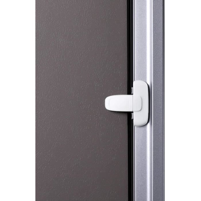 Adhésif 3M VHB Sécurité enfant Blanc, 2 pièces EUDEMON Serrure de porte à levier Sans outils ni perçage Facile à enlever Facile à installer et à utiliser 