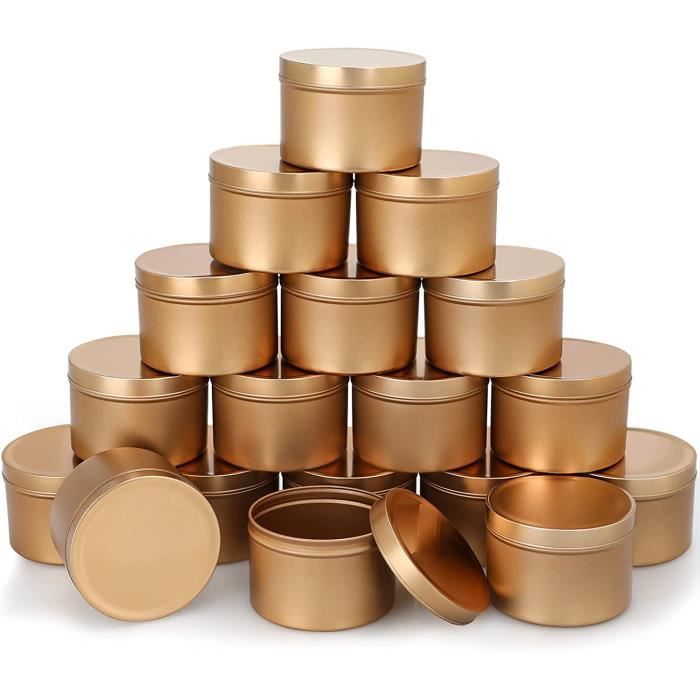 Pots à Bougies 18 PCSPot Bougie Vide 8 Oz Fournitures de Fabrication de