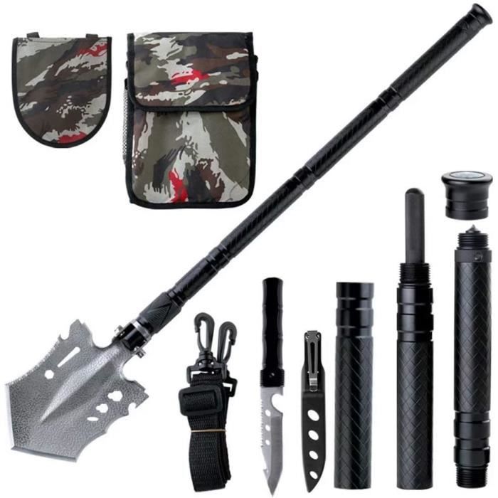 Bivouak™ Pelle Pliante Militaire de Camping Multi-fonctions