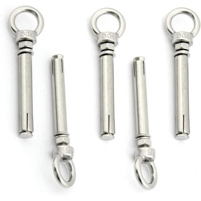 2 Boulons D'ancrage Pour Câble De Frein Vélo PRO+ – 6 Mm Argent