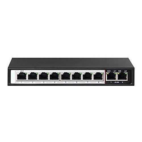 Hored AI106 - Smart Switch Poe a 6 Porte, 4 Porte Poe, 802.3af, 802.3at, 48 V, 60 W, Trasmissione Fino a 250m, funzioni Smart