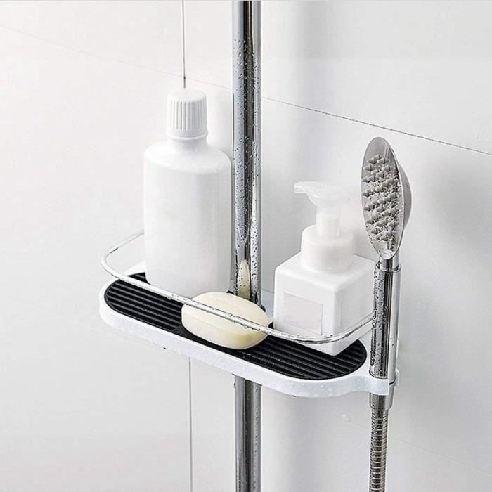 Etagere De Douche Telescopique Organiseur De Salle De Bain Reglable Tablette Pour Barre De Douche Savon Shampooing Lotion 18 25mm Achat Vente Distributeur De Savon Etagere De Douche Telescopiqu Cdiscount